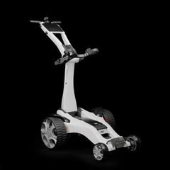 Stewart Golf Q Follow Carbon Range Electric Golf Cart