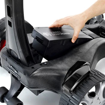 Stewart Golf Q Follow Carbon Range Electric Golf Cart